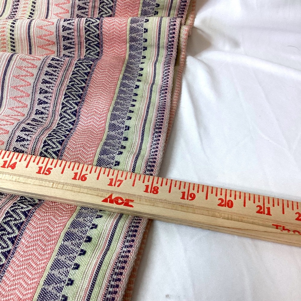 LOFT Size 10‎ Mini Skirt Striped Geometric Pink Blue Green Women's Career - Picture 7 of 8